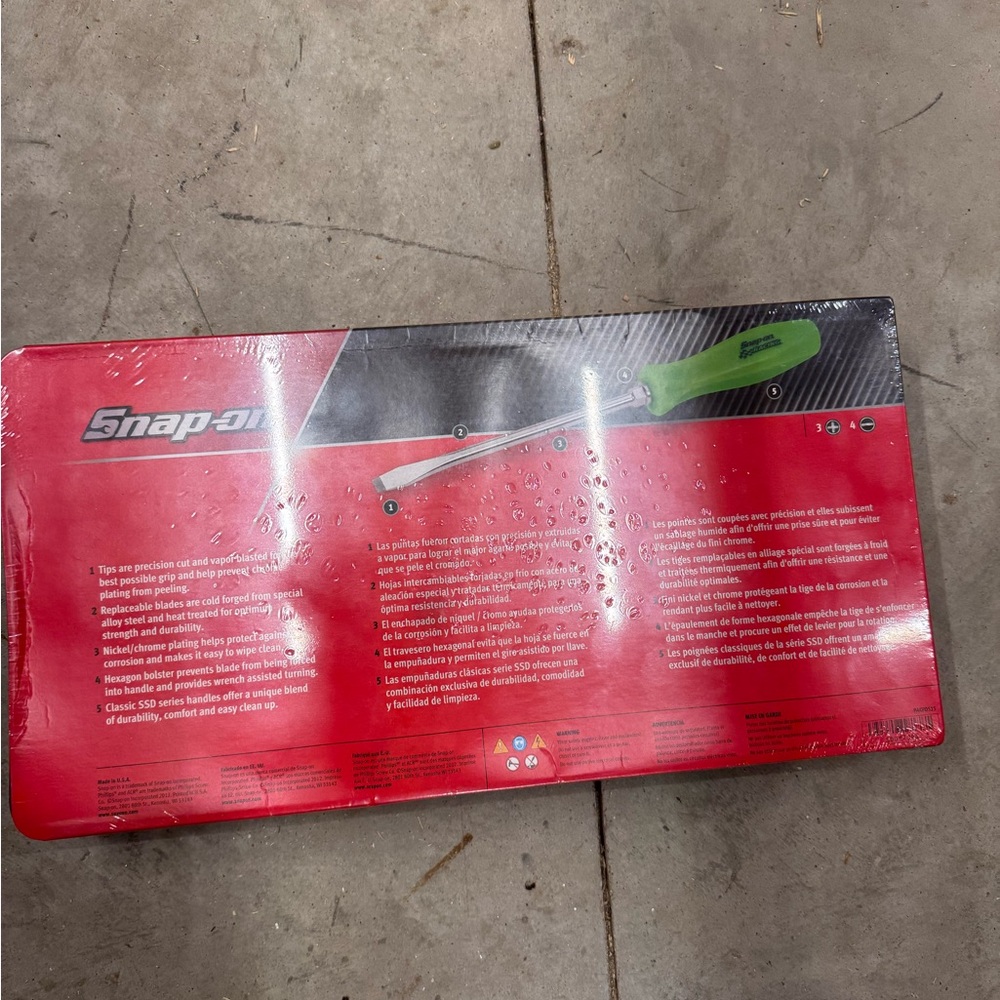 Snap on 7 piece screw driver set green - Picture 3 of 3